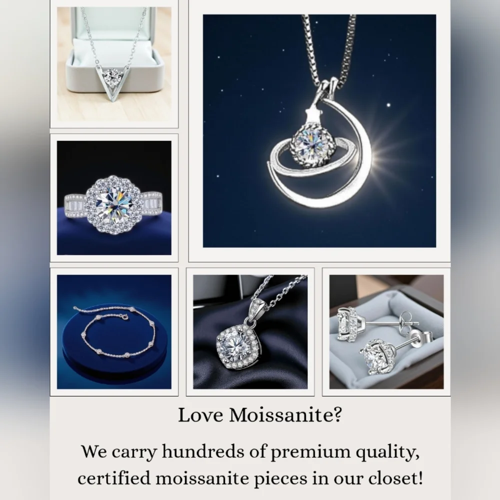 Moissanite 1 CT Sakura Pink Dolphin Necklace